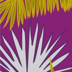 fronds palm spray royal detail