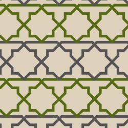 arabesque octagram lead olive creme