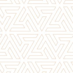 arabesque pyramid tiles peach white