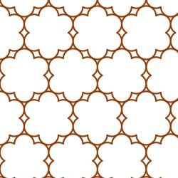 arabesque rosette dune white