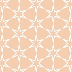 arabesque stars peach white