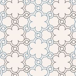 arabesque strapwork lead powderblue eggshell