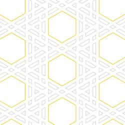 arabesque infinite design mustard mist white