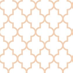 arabesque lantern peach white