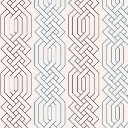 arabesque latticework lead powderblue eggshell