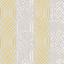 arabesque latticework mustard mist white