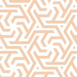 arabesque algorithmic peach white
