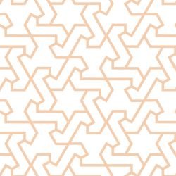 arabesque centre star peach white