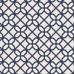 arabesque zellige crema navy 