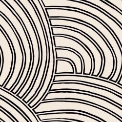 abstract patterns hills cream 