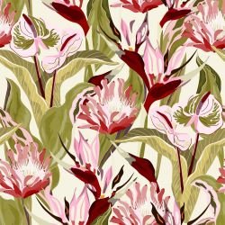 floral firework laceleaf paradise lush 