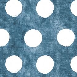 indian block prints polka blue