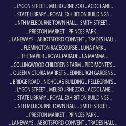 tram scrolls northside landmarks lime font