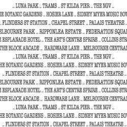 tram scrolls southside landmarks black