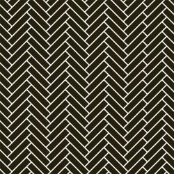 back to basics herringbone black and white