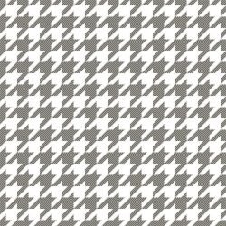 back to basics houndstooth small white
