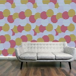 graphic murals sunsets storm bright sky