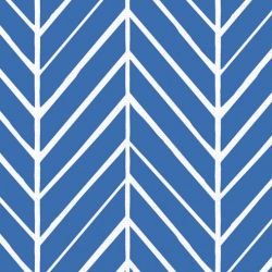oriental collective  asian herringbone reverse cobalt