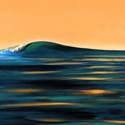 a coastal life orange glow