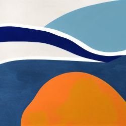 abstract dimensions horizon hills sea