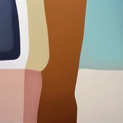 abstract dimensions shading crossover multi tone