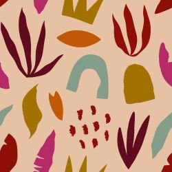 abstract jungle reeds silhouette sugar 