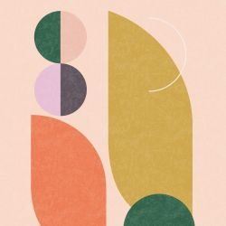 pictoral shapes thorne light mural 