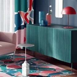 art concept rug looking at it from here teal
