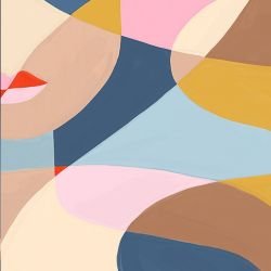 elegant contours enigmatic mosaic multi