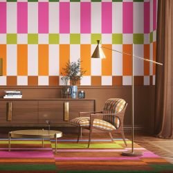 geo cadence concept rug woven blocks