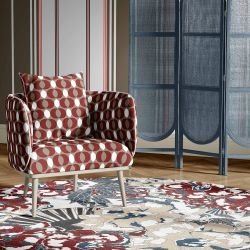 isla bonita concept rug opulet flora latte