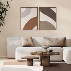 natural forms concept rug belgian block brown beige