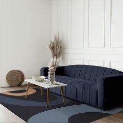 natural forms concept rug ripples banksia