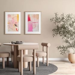 abstract atmospheres cotton candy field and warm breeze pink concept