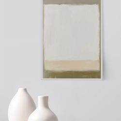 abstract atmospheres polaroid frame green concept