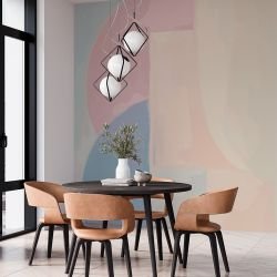 abstract atmospheres shape fragments pastel concept