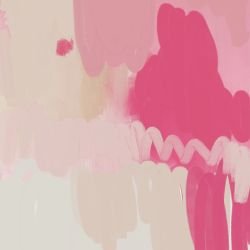 abstract atmospheres squiggly art pink