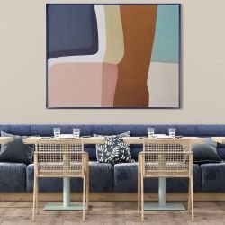 abstract dimensions concept artwork banquette