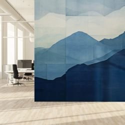 artisanal dreaming concept cerulean ascent mural dark