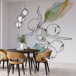 australian native doodles concept gumnut outlines