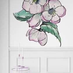 australian native doodles concept lenten rose