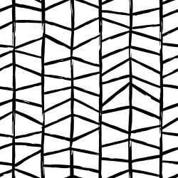 tribal crayola abstract herringbone black white