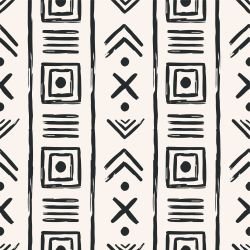 tribal crayola aztec pattern beige black
