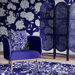 blossom surface vision concept rug florals beautiful bloom blue
