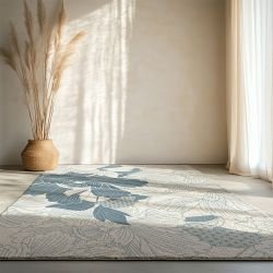 japanese inspired concept rug oriental carnation cloud powderblue white