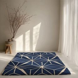 whispering kimono concept rug star harmony indigo