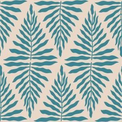 retrogroove diamond fern blue