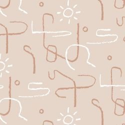 boho sketches sunset shapes original