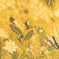bushland beauties flora and fauna mural bushland mustard