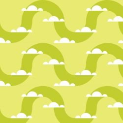 whimsical impressions cloud stream yellows